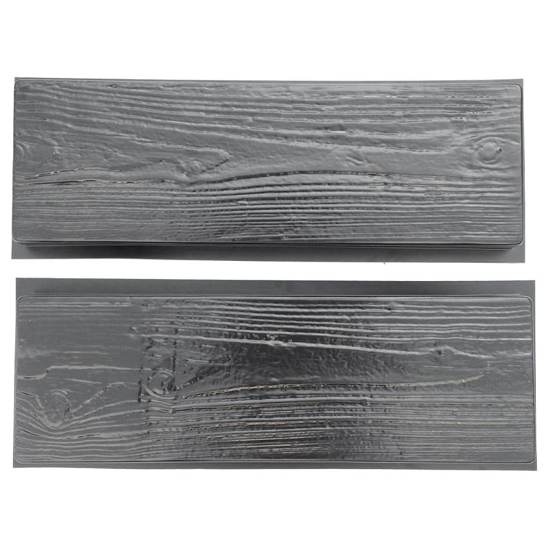 Imitacja drewna ziarna łatka DIY ekspres robić kostki brukowej cegła cementowa formy krokowy nawierzchni drogi forma betonowa upuszczać statek