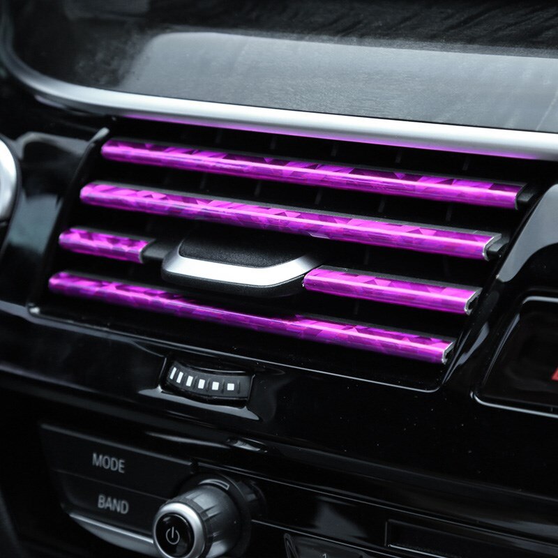 10 teile/satz Auto Styling Innen Außen Dekoration Streifen Formteil trimmen-Armaturenbrett Tür Rand Universal- Für Autos Auto Zubehör: 8