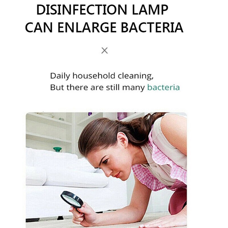 LBER 125*46*46mm 40W 130LED UV Keimtötende Desinfektion Lampe UVC E27 1600LM 50000H Hause ozon Desinfektion Glühbirne