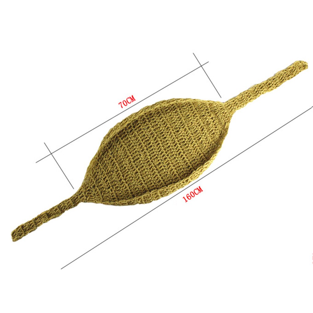 Newborn Hammock Baby Photography Props Infant Hanging Cocoon Photo Shooting Knitted Hanging Bed