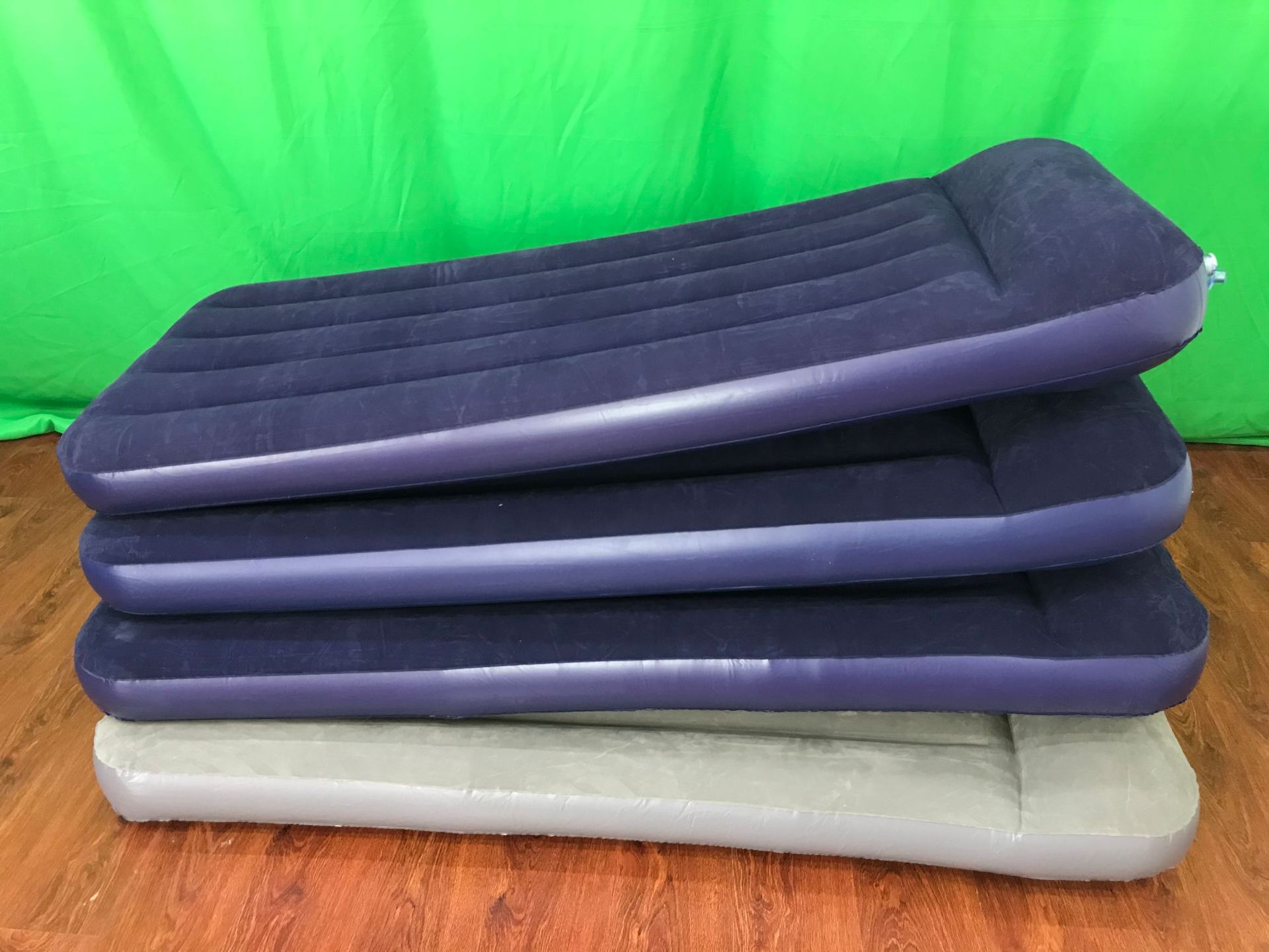 Air bed double home floor bunk convenient folding air mattress outdoor camping single lunch break bed air