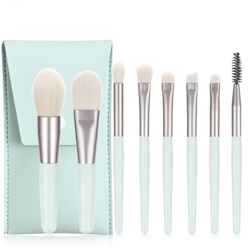8 Mini-machen-hoch-pinsel für lidschatten, wimpern, augenbrauen, Rouge, Stiftung und puder – Schönheit-Werkzeug: 1