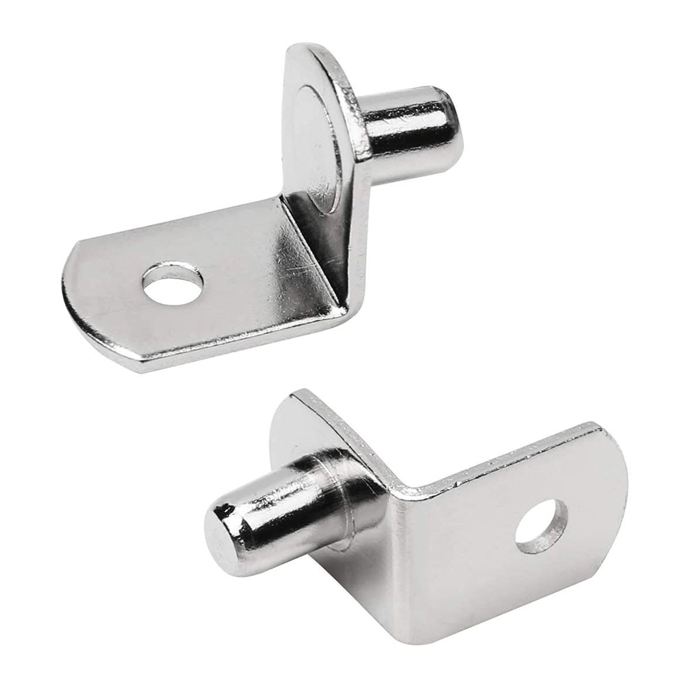 20Pcs Plank Beugels Ondersteuning Studs Pinnen 5Mm Metalen Pin Planken Seperator Vaste Kast Kast Glazen Meubels Beugel Houder