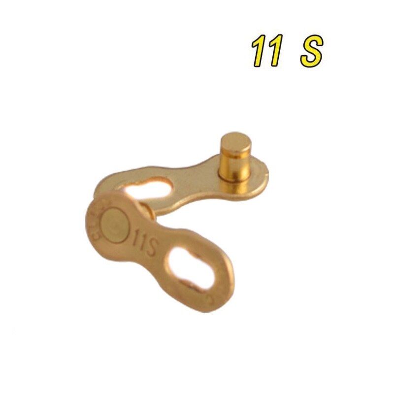 2PCS Bike Chain MTB Mountain Bike Road Bicycle Parts 6S 7S 8S 9S 10S 11S Speed Magic Master Missing Link for SHIMANO SRAM: 11S Gold