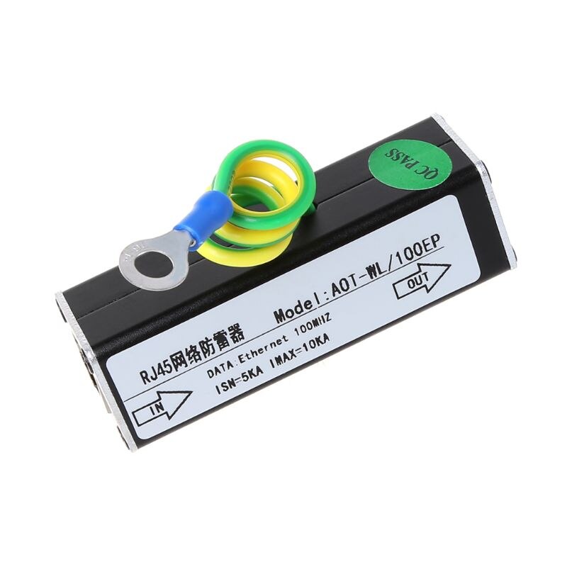 Netwerk  rj45 bewakingsapparatuur camera bliksembeveiliging overspanningsbeveiliging beschermingsapparaat bliksemafleider