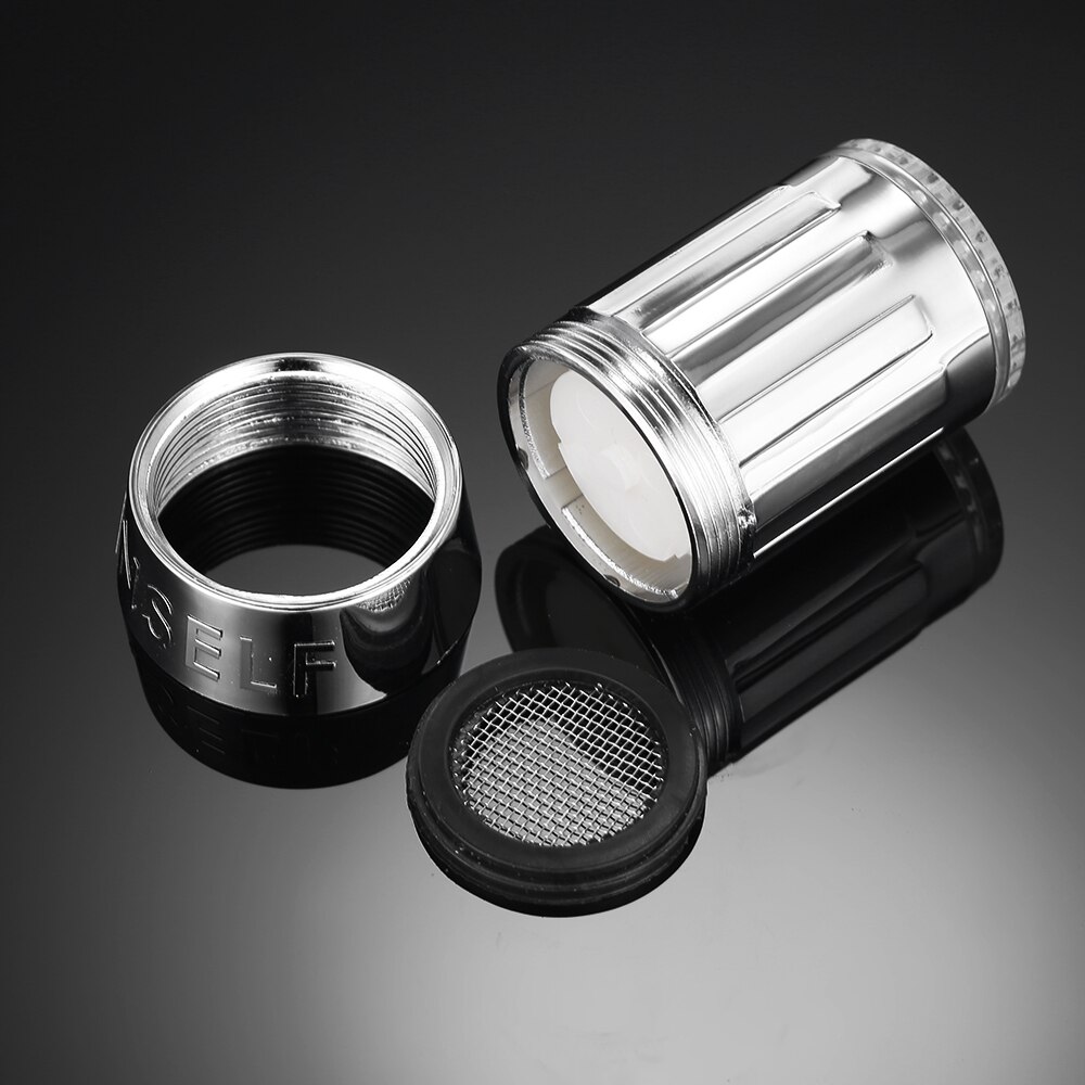 Grifo de ducha con luz LED, novedad, novedad, 7 cambios de color