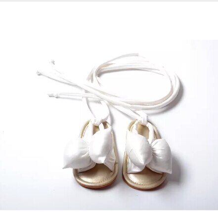 Schattige sandalen voor babymeisjes, pu-sandalen met grote vlinders, romeinse sandalen met strik, zomerschoenen, maat 0-18m