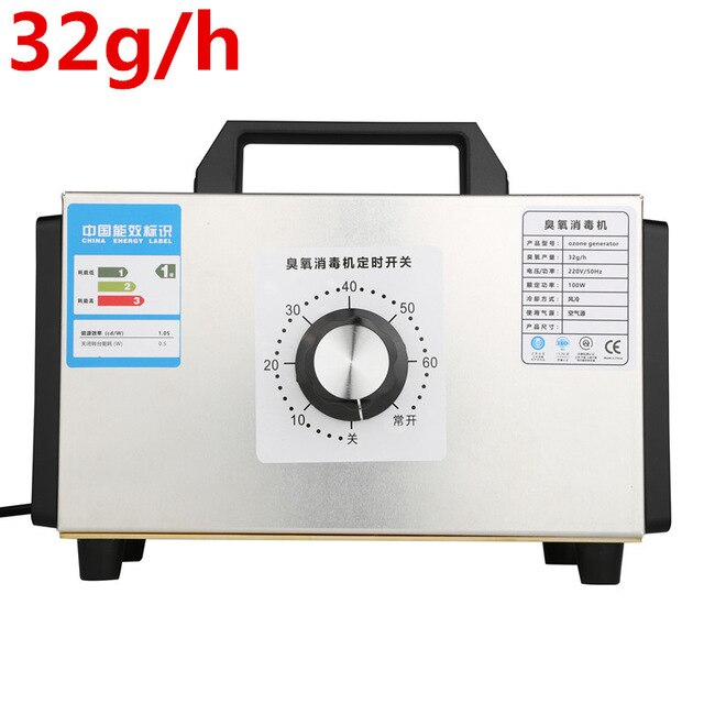 Générateur d'ozone Portable, purificateur d'eau d'air, stérilisateur, ozoniseur, 32 g/h, 28 g/h, 24 g/h, 48 g/h, formaldéhyde