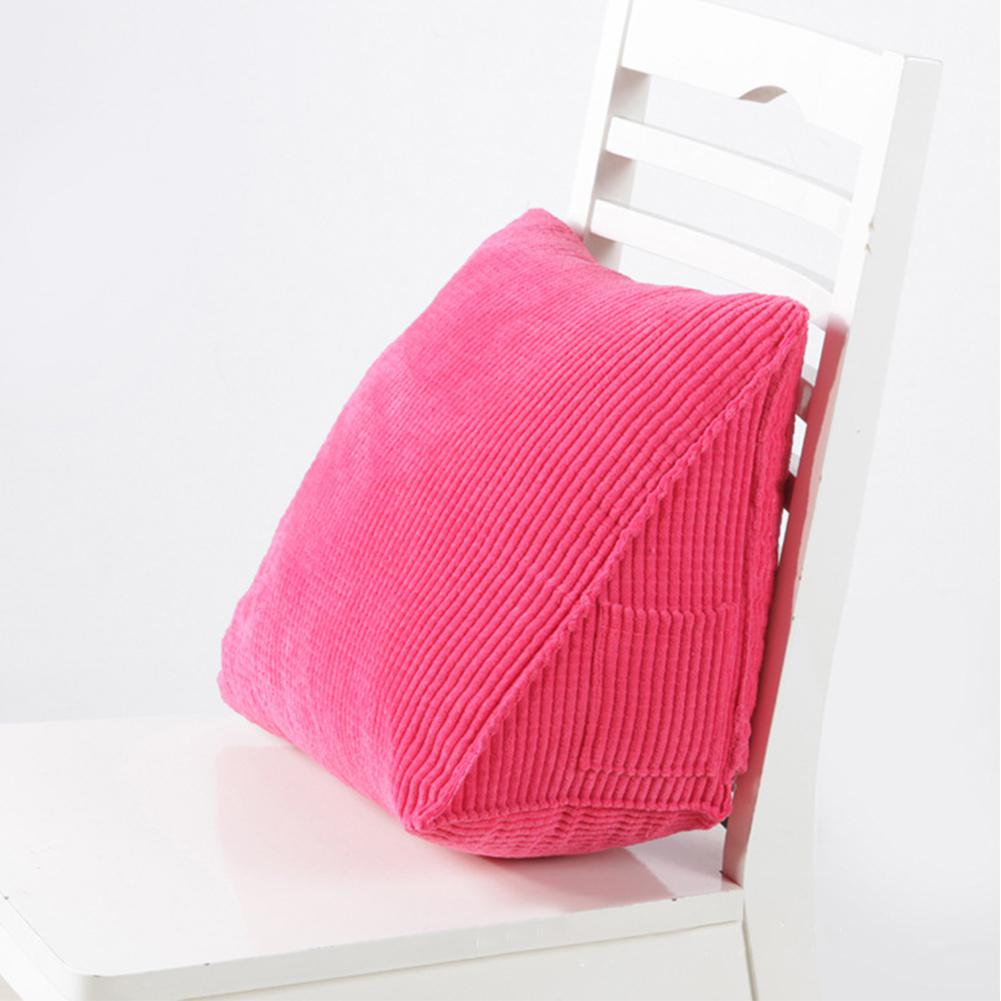 Adeeing Reading Backrest Cushion Wedge Pillow Back Cushion Lumbar Pad Bed Office Chair Rest Pillow Back Support Pillow