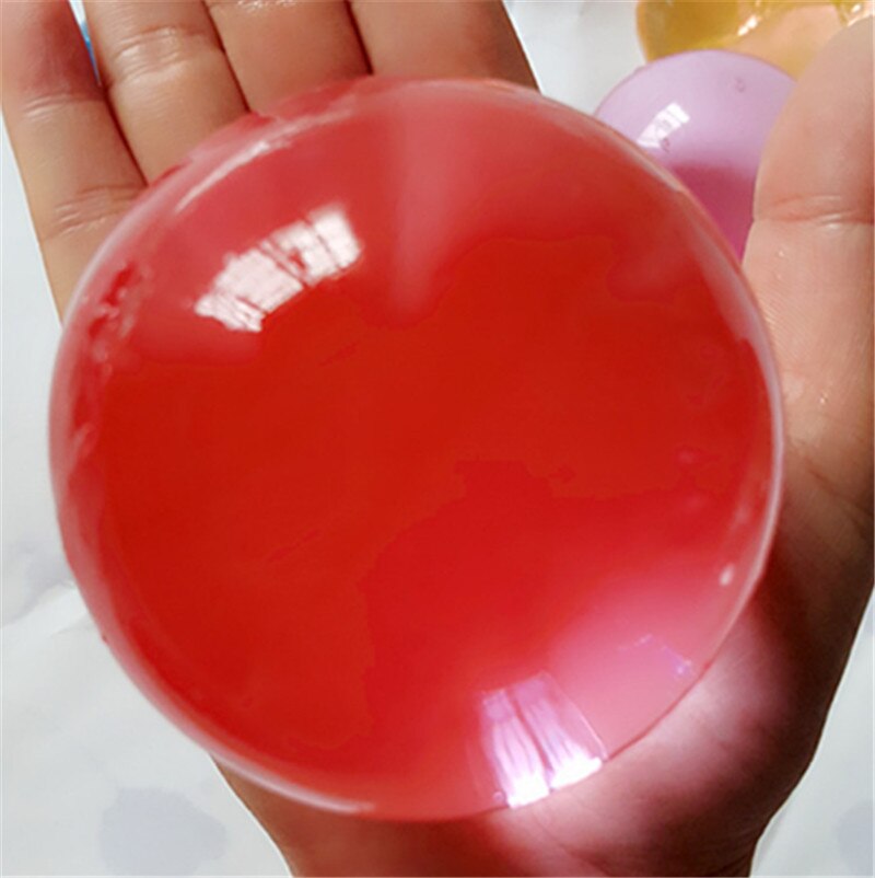 10 Stck Große Hydrogel Kugeln Perle Geformt Sehr Große 13-17mm Kristall Boden Wasser Perlen Schlamm Wachsen Ball hochzeit Dekor Wachsenden Lampen