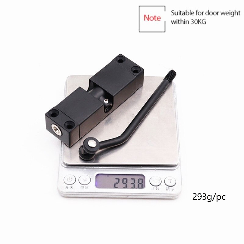 1PC Adjustable Surface Self Closing Automatic Door Closer Stainless Steel Door Closer for Home Office door 30kg