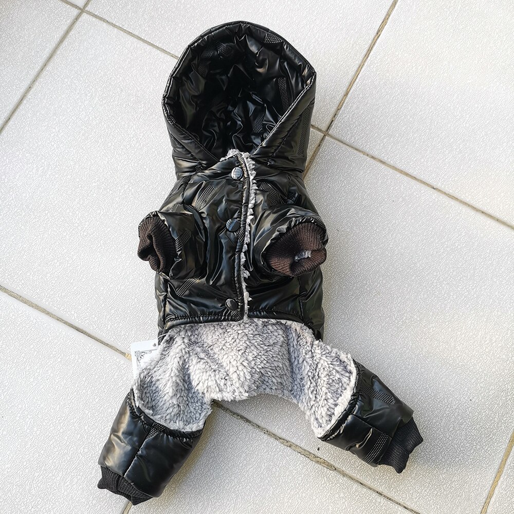 Ropa de invierno para perros pequeños, abrigo grueso de lana para mascotas, chaqueta, Mono para perros Chihuahua, ropa para cachorros