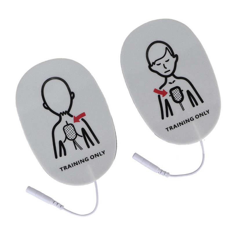Training Electrode Pads Non Woven Fabric Training Replacement Pads for XFT AED Trainer