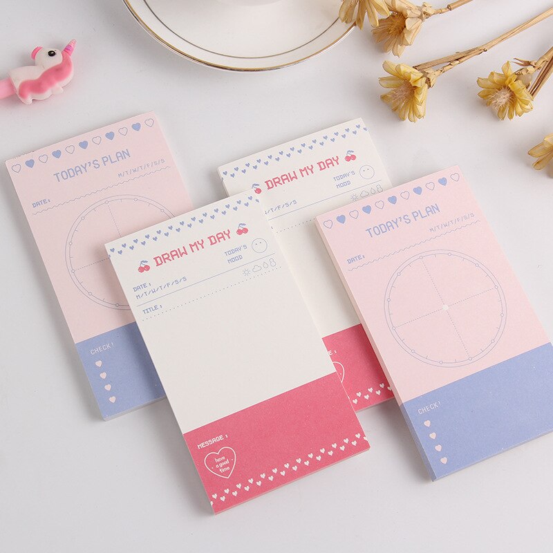 Simple Planners Can Tear Small Notebook Daily Message Notepad Weekly Office School Planner Today's Plan Pocket Planner