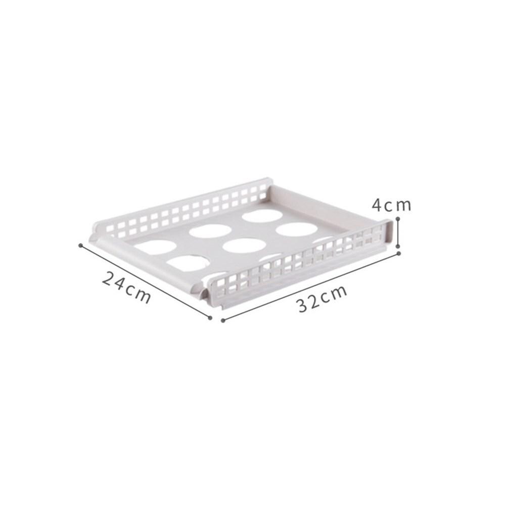 Plastic Layered Partitions Storage Rack Stackable Wardrobe Drawer Cabinet Sundries Organizer Clothes Closet Storage Box Shelves: small