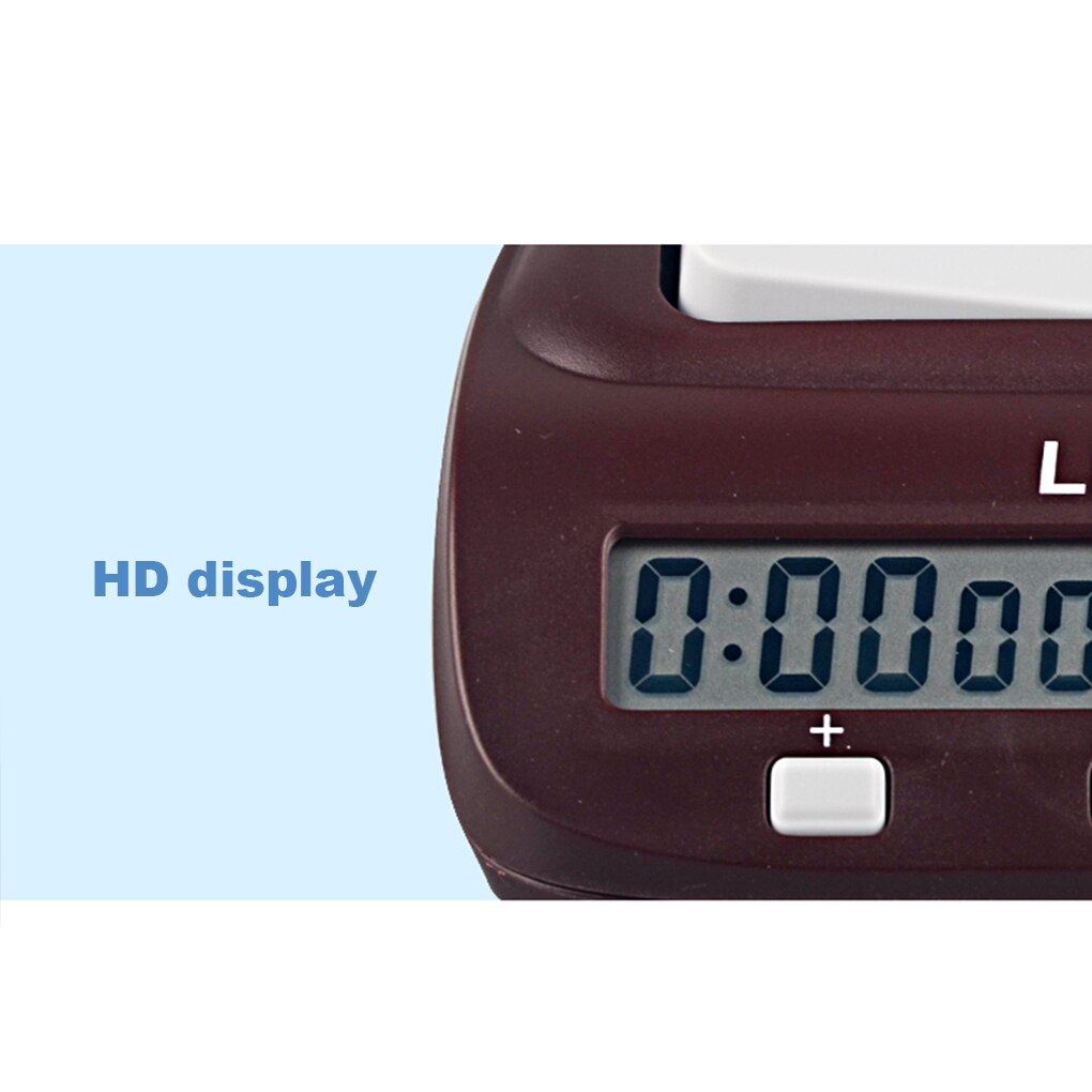 Digital Chess Clock Count Up Down Timer Sports Electronic Chess Clock I-GO Competition Board Game Chess Watch
