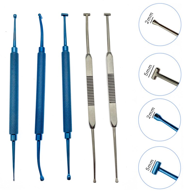 Double ended Titanium Scleral Depressor stainless steel surgical ophthalmic surgical instrument