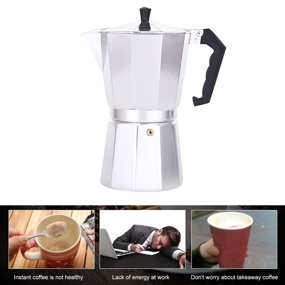 Aluminum Stovetop Coffee Maker Tools Pot Coffee Maker Moka Percolator Pot Mocha Espresso Percolator Coffee Kettle