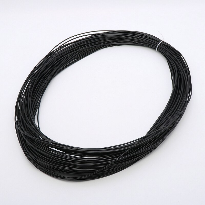 2.5mm 500g pe rotting svart vävmaterial cirkulär rotting syntetisk plastrotting