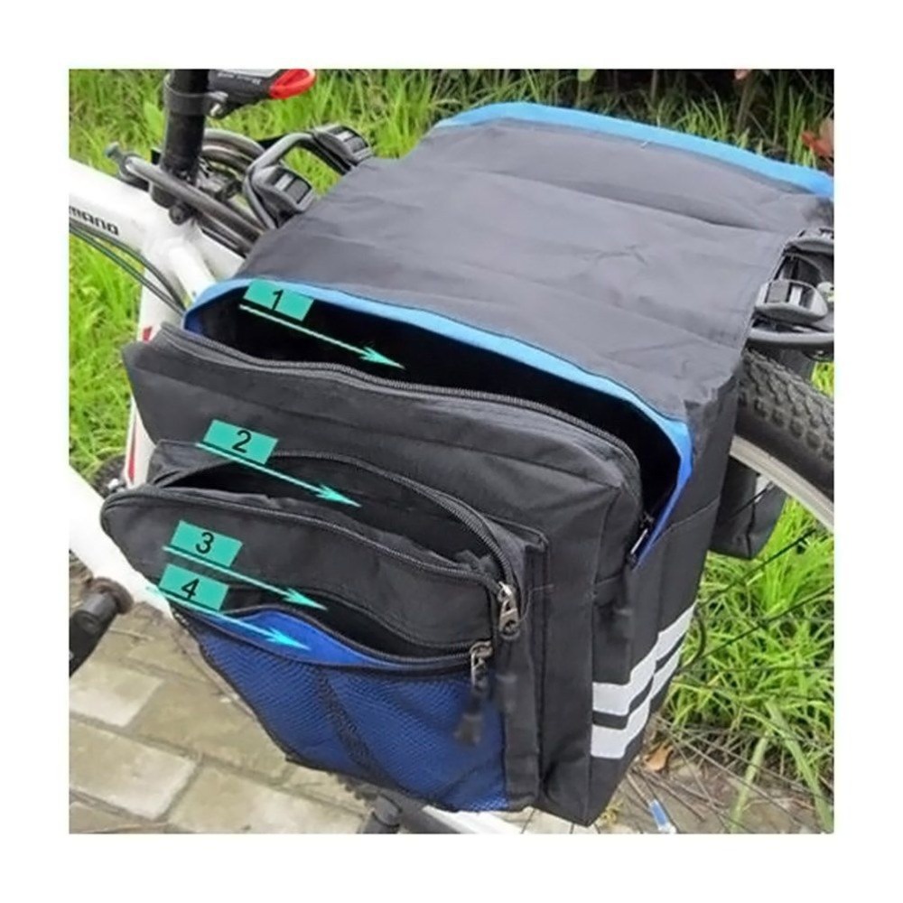 Outdoor Mountainbike Fiets Carrier Rack Bag Fietsen Achterbank Dubbele Fietstassen Zak Kofferbak Rack Pack