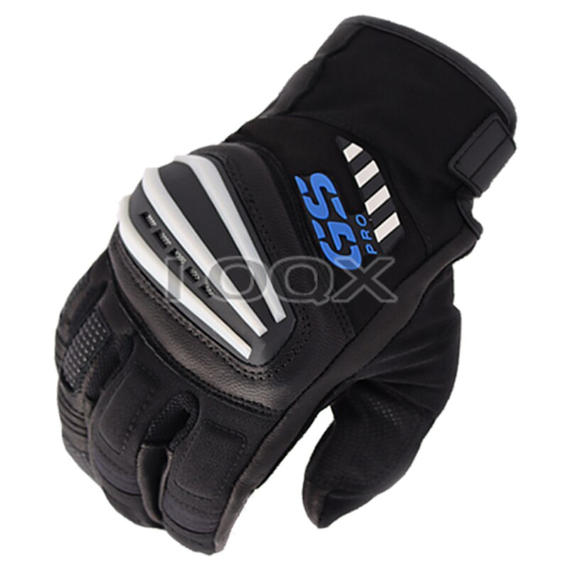 Schwarz-rot Moto-Cross-Rallye-Handschuhe für GS 1200, Motorrad Radfahren Team Rennen, Lederhandschuhe: Grau / XXL