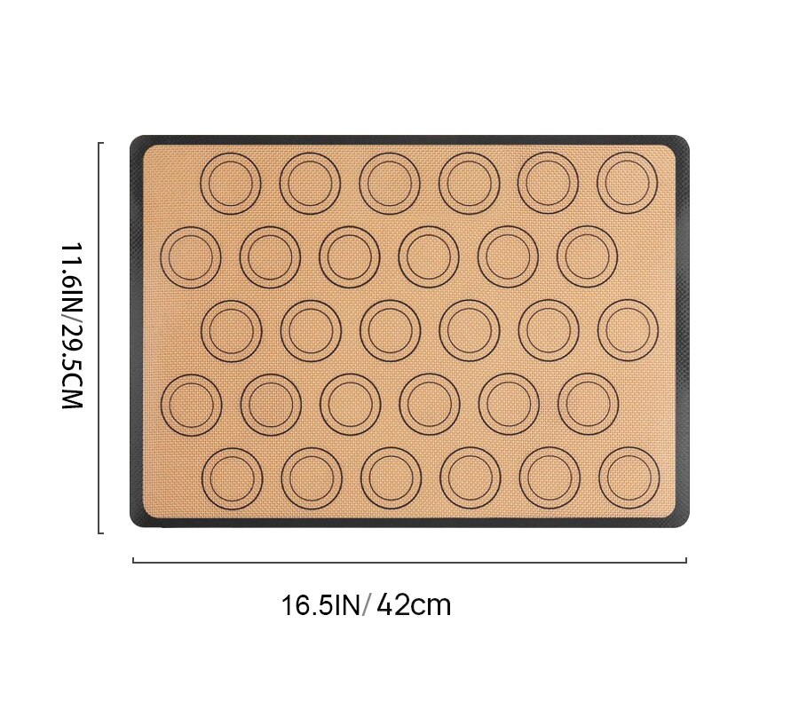 Non-stick Siliconen Bakken Mat Geperforeerde Oven Sheet Liner Voor Cookie Pastry Pad Ademend Brood Bakken Tool Warmte-slip Pad: 10