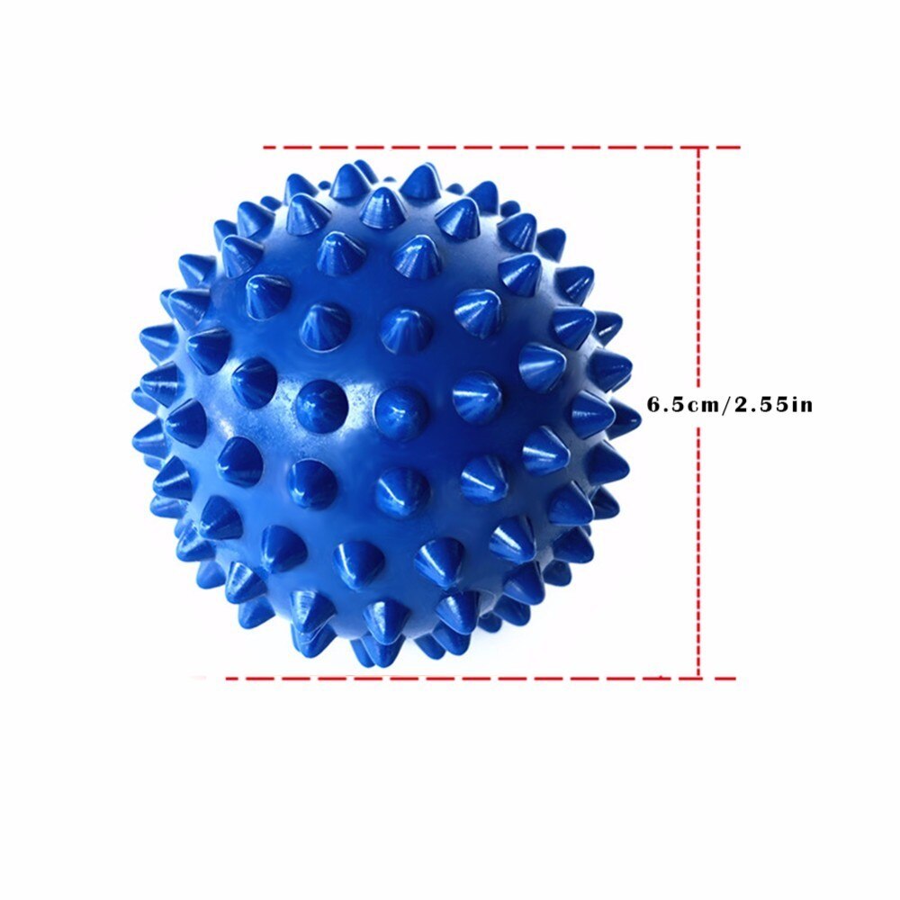 6.5cm Crossfit Spiky Massage Ball Trigger Point Sport Fitness Hand Foot Pain Relief Roller