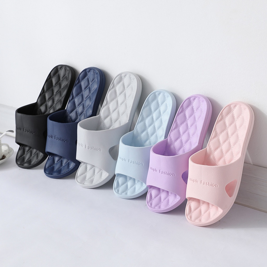 Zomer Casual Mannen Slippers Paar Antislip Slides Badkamer Slippers Zwembad Schoenen Zachte Zool Vrouwen Thuis Vloer Slides Plus maat 45