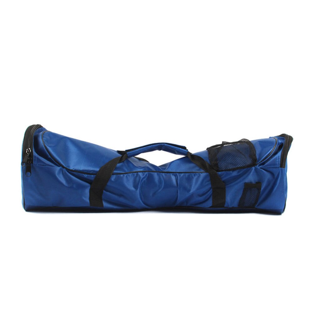 Bærbar hoverboard taske sport håndtasker til selvbalancerende elektriske scootere bære taske 6.5/8/10 tommer. blå / sort