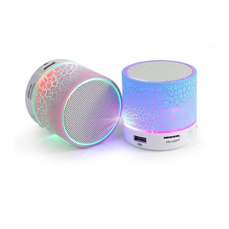 Draadloze Mini Led Bluetooth Speakers Muziek Audio Tf Usb Stereo Subwoofer Met Mic