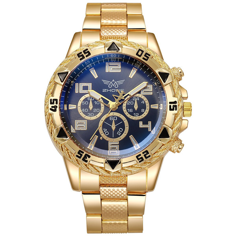 Herenhorloges Luxe merkhorloges voor heren Mode Luxe eenvoudig polshorloge Zakelijk Volledig stalen sport Mannelijke klok: Multicolor