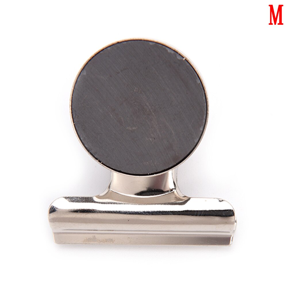 4pcs/lot Fridge Magnetic Clip For Home Refrigerator Magnets Wall Recipes Memo Note Message Holder Clamp S/M/L: M