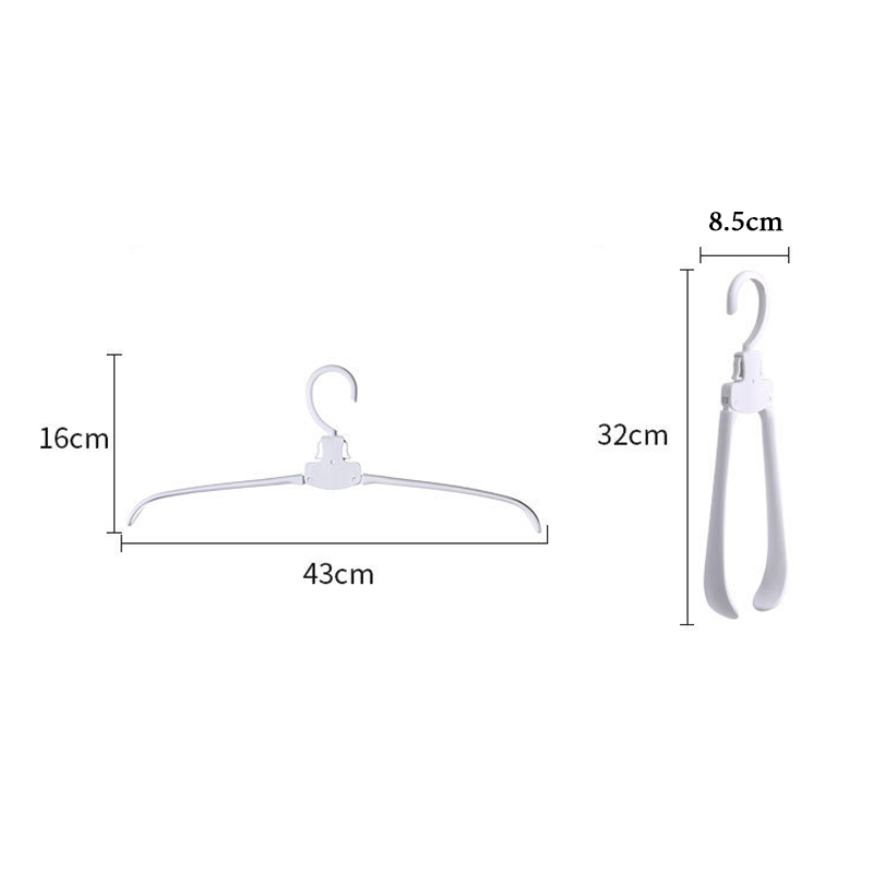 Foldable Hangers For Clothes Multi-Functional Hanger Clothes 360 Rotating Cascading Dryer Clothes Rack Foldable Drying Rack