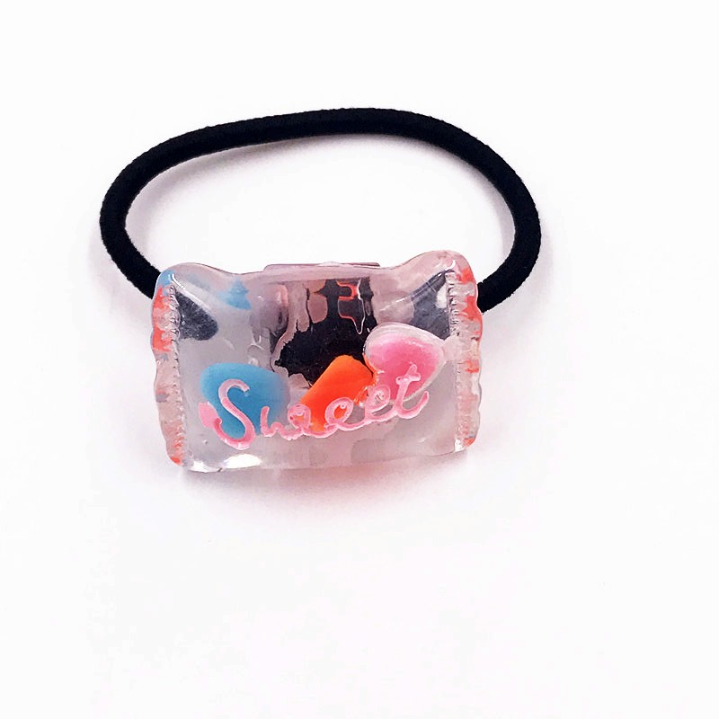 1 pièces scintillant coeur étoile de mer sirène queue bandeaux enfants élastiques bandes de cheveux enfants femmes bandes de caoutchouc filles cheveux corde: 37