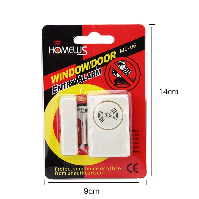 Kids Safety Wireless Entry Home Door Window Burglar Alarm Safety Security Protection Anti-Theft ALARM System Magnetic Sensor