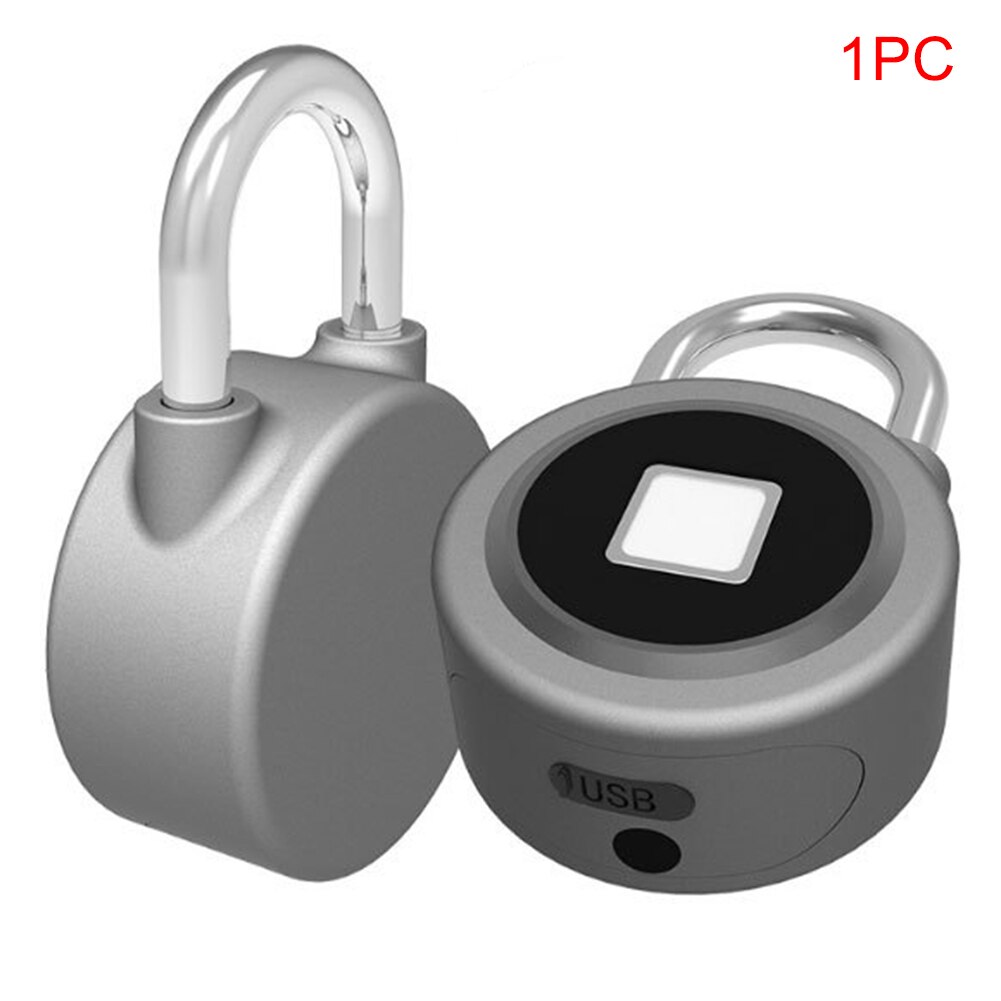 Door Unlocking Monitor Box Smart Bluetooth Safety Fingerprint Keyless Padlock Cabinets Lock