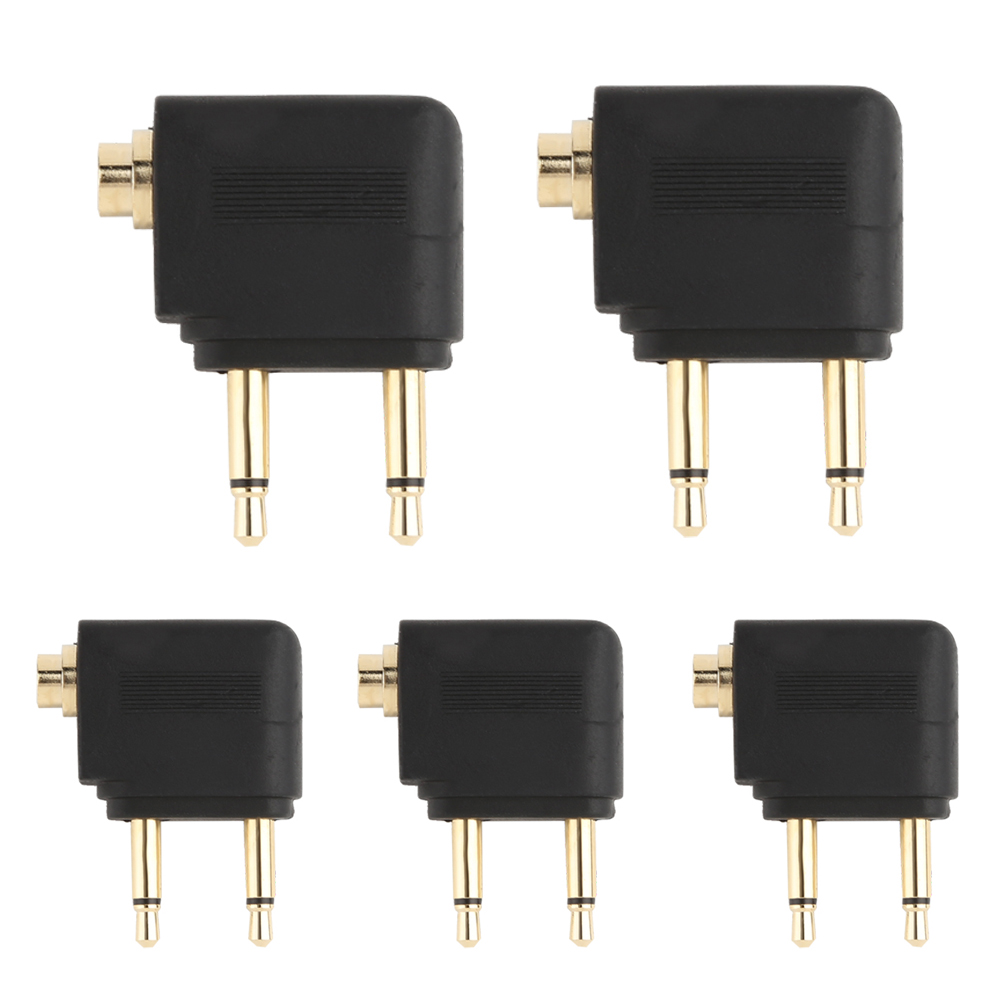 Adaptateur audio pour téléphone portable, écouteurs d'avion, convertisseur audio jack 3.5mm, accessoires de voyage: BLANC