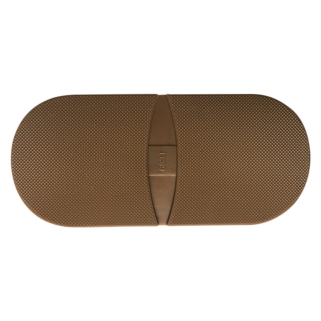 1 Pair Rubber Glue on Heels Grip Pads Shoe Sole Repair Supply Kit for Men Women - Cut to Fit: Coffee