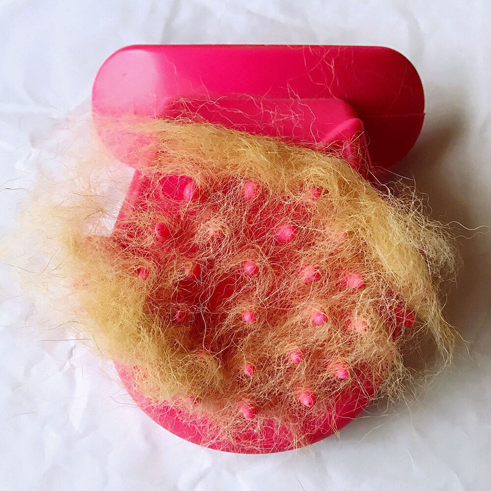 Pet Cat Massage Brush Tongue Shaped Silicone Soft Pet Hair Remover Brush Licking Cat Kitten Massage Brush Cat Grooming Tool