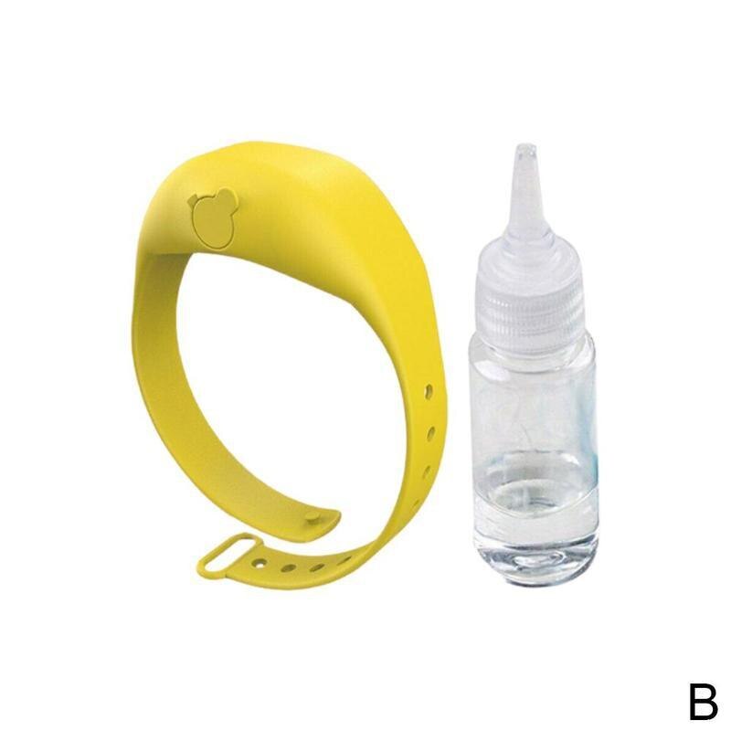 Pulsera de Gel hidroalcohólica, pulsera de silicona, dispensador de mano, pulsera de Gel hidroalcohólica, muñequera desinfectante para adulto: 14