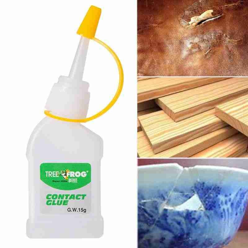 15Ml Super Lijm Reparatie Lijm Voor Schoen Leer Rubber Canvas Buis Sterke Bond