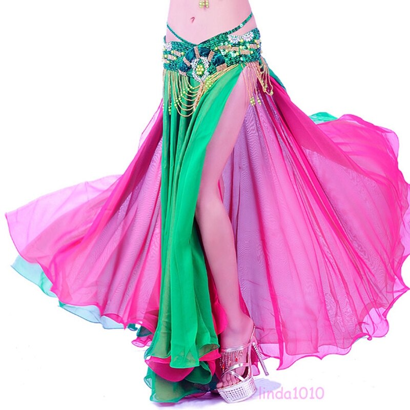 bellydancing skirts belly dance skirt costume training dress or performance -6002