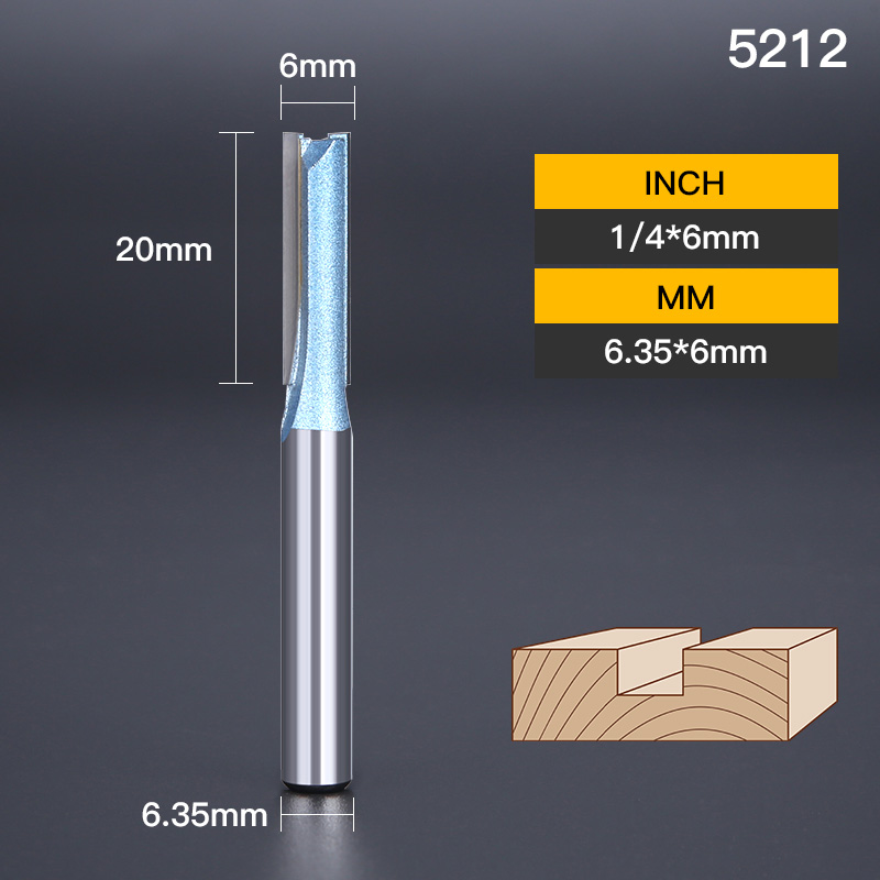 HUHAO Straight Milling Cutter Wood Router Cutters 3 Flutes Carbide End Mill CNC Slotting Trimming Router Bit Woodworking Tools: 34mm