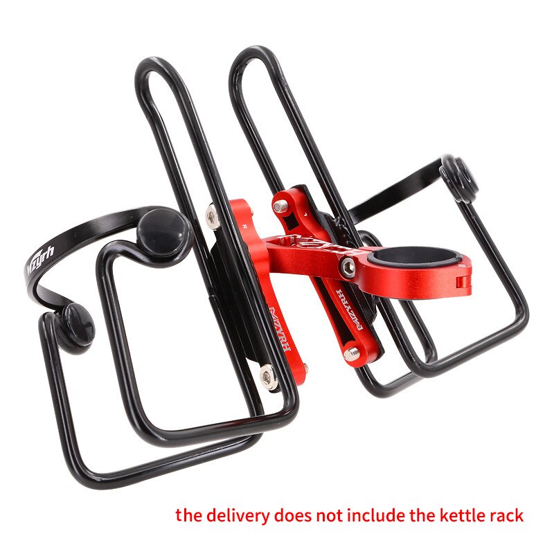 Soporte de sujeción de portabotellas doble para bicicleta MZYRH, ajustable, Compatible con tija de sillín de bicicleta, soporte de botella de agua trasera, jaula R