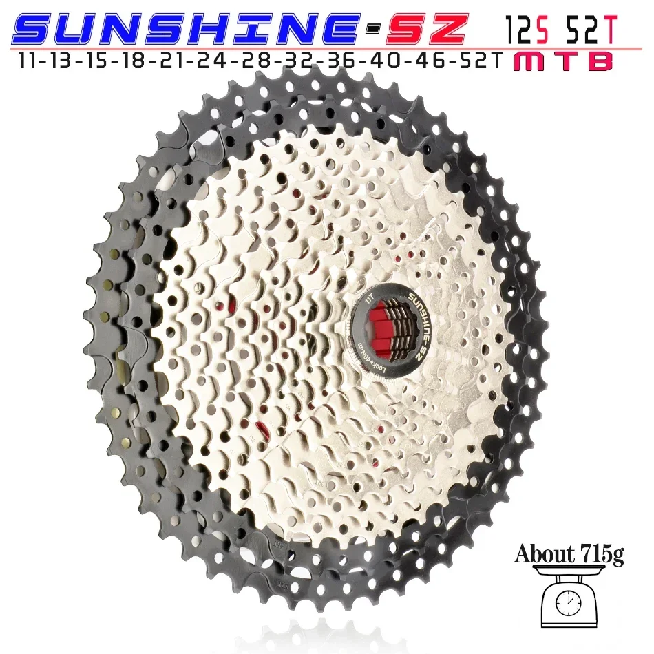 Stalshine-Pignon de roue libre VTT, cassette de vélo, 8 vitesses, 9 vitesses, 10 vitesses, 11 vitesses, 12 vitesses, 11T-32T, 36T, 40T, 42T, 46T, 50T, 52T, HG roue libre pour WinterMANO/SRAM