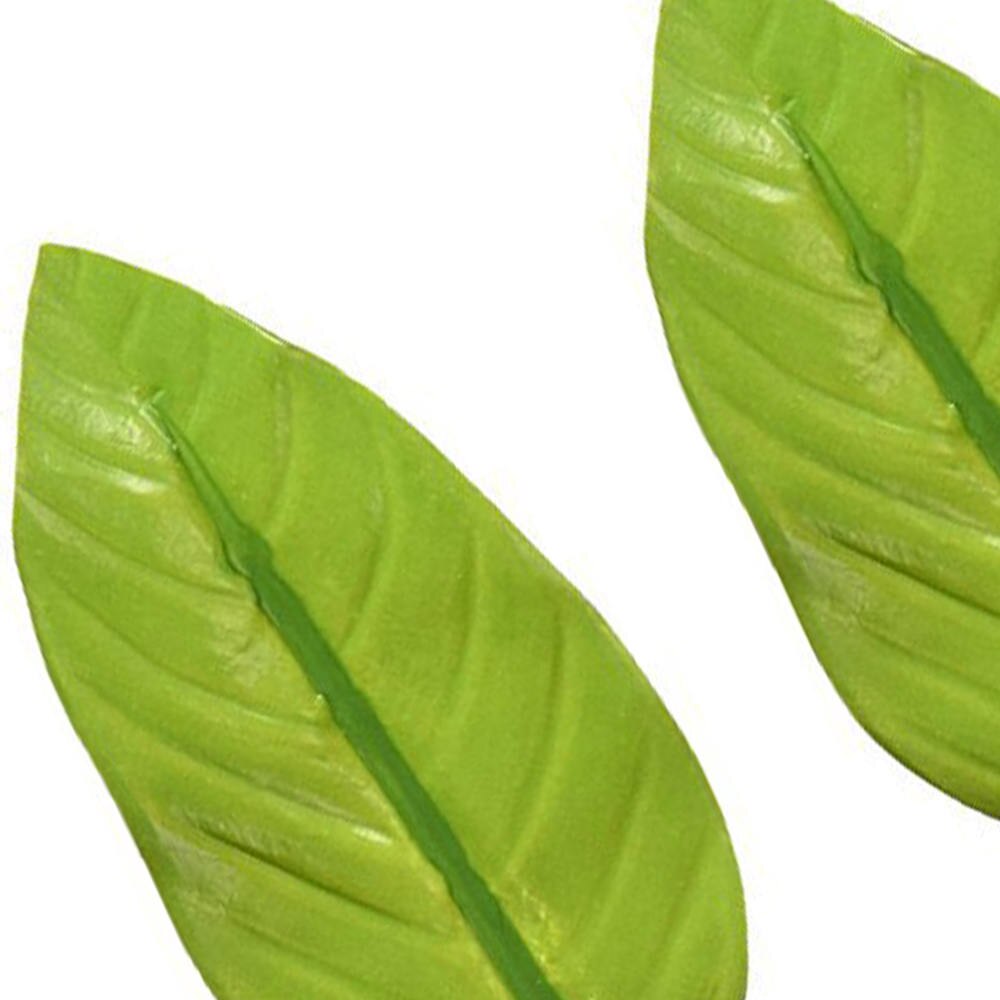 2pcs Aquarium Fish Tank Landscaping Decoration Tropical Betta Fish Spawning Rest Artificial Leaf Supplies