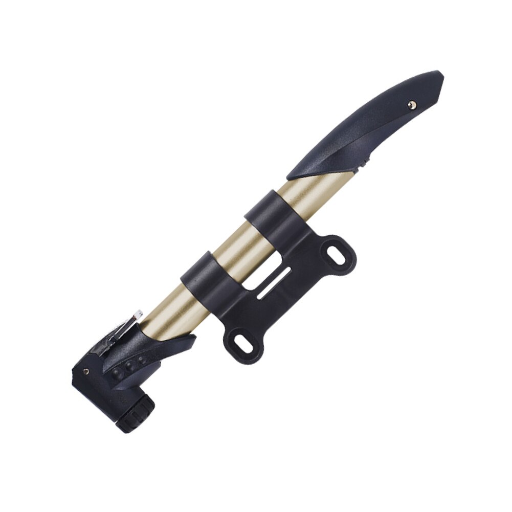 Bicycle Pump Mini Portable MTB Road Bike Pump Cycling High Pressure Cycling Air Pumps: Brown
