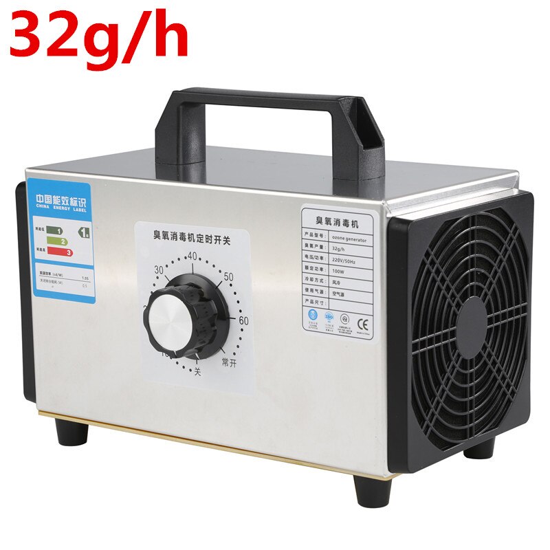 Générateur d'ozone Portable, purificateur d'eau d'air, stérilisateur, ozoniseur, 32 g/h, 28 g/h, 24 g/h, 48 g/h, formaldéhyde
