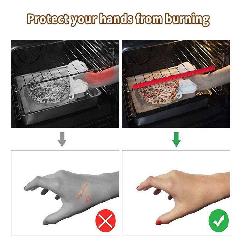 Silicon Oven & Cooker Shelf Guard, Arm & Hands No Burns Protector Easy Fit Tool