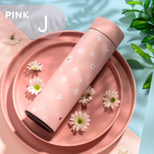 LDFCHENNEL 500Ml Nieuwe Ontwerp Thermische Fles Rvs Thermos Chinese Stijl Kraan Thermo Cup Straight Vacuüm Thermosfles: J